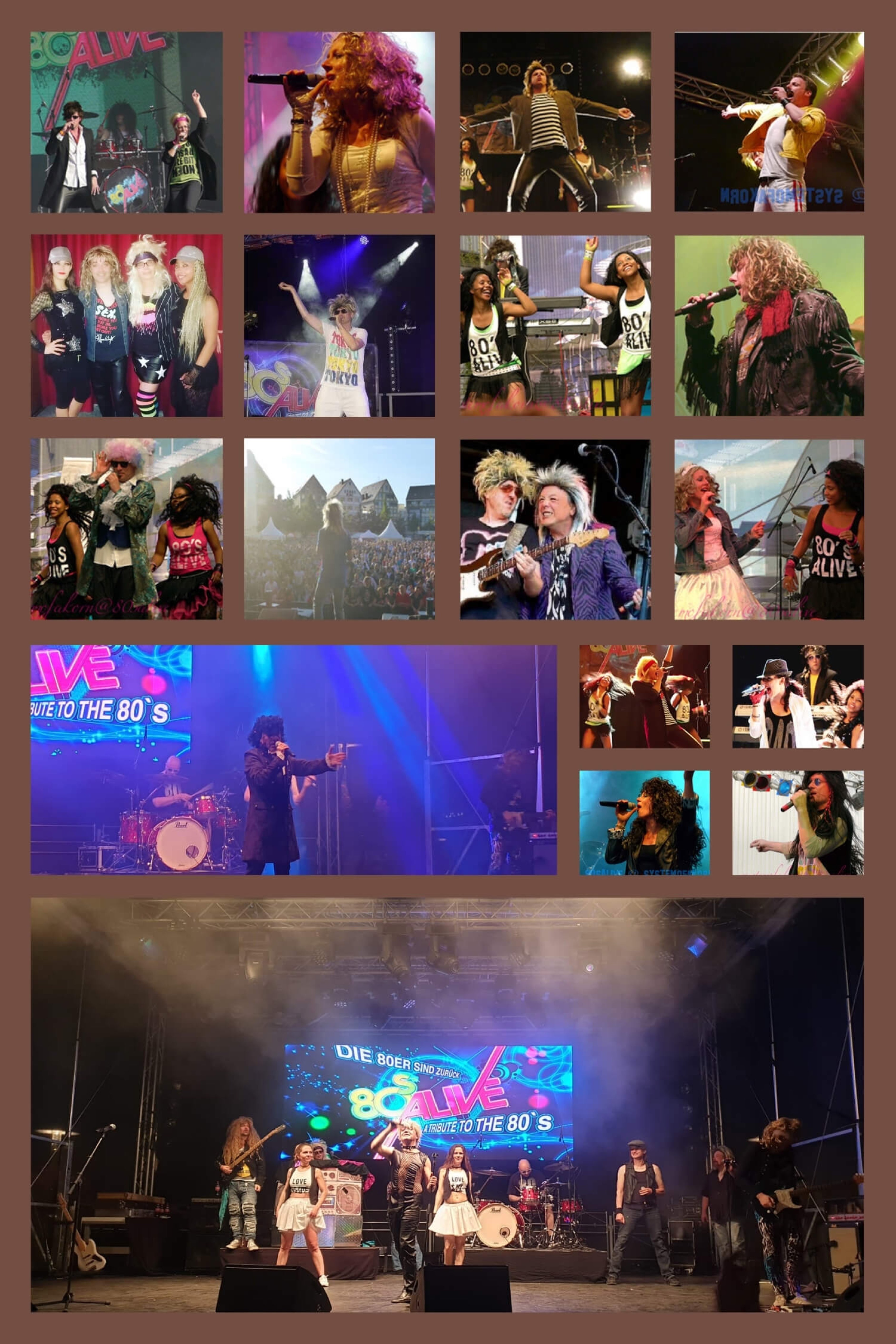 Bilder Galerie - 80s Alive - 80er Jahre Live Fotos 80s Tribute Show Coverband 